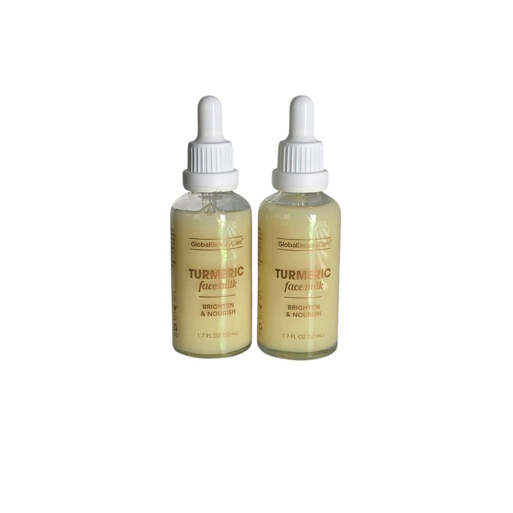 Global Beauty Care Turmeric Face Milk 1.7 Fl.oz~ 2pk